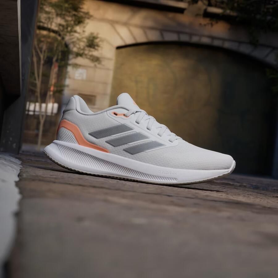 Adidas Runfalcon Sneakers Dames Wit 2 3 Mesh Synthetisch - Foto 2