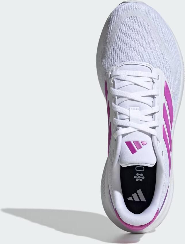 Adidas Dames Runfalcon 5 Hardloopschoenen JR3089 Cloudfoam Adiwear Sneakers Wit - Foto 10