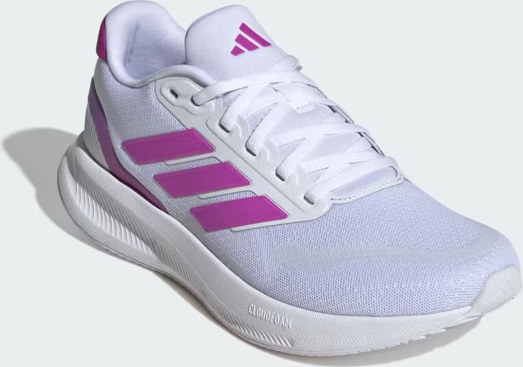 Adidas Dames Runfalcon 5 Hardloopschoenen JR3089 Cloudfoam Adiwear Sneakers Wit - Foto 12