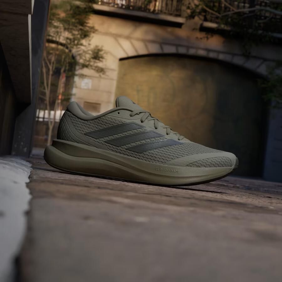 Adidas Performance RUNFALCON 6 mesh hardloopschoenen olijfgroen zwart - Foto 4