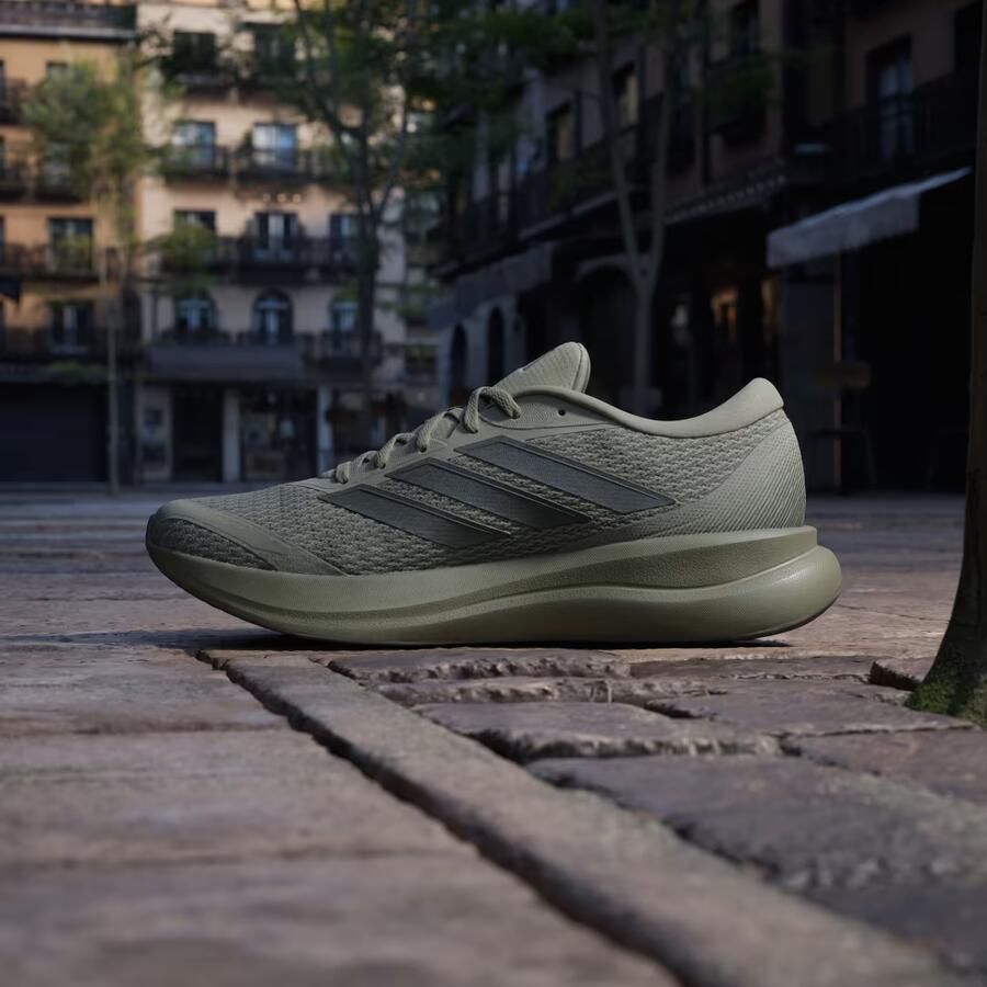 Adidas Performance RUNFALCON 6 mesh hardloopschoenen olijfgroen zwart - Foto 8
