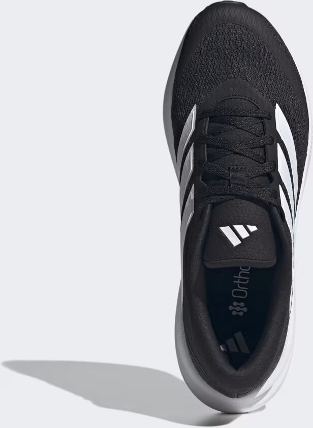 Adidas Performance RUNFALCON 6 mesh hardloopschoenen zwart wit antraciet - Foto 7