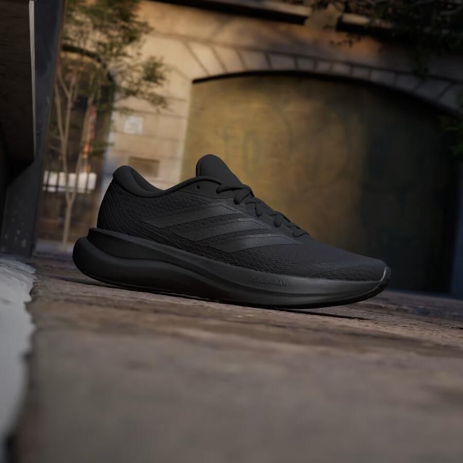 Adidas Runfalcon Sneakers Dames Zwart 2 3 Mesh Synthetisch - Foto 3