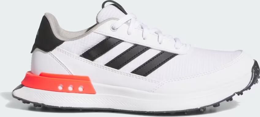Adidas S2G SL 24 Kindergolfschoenen Wit Zwart Rood