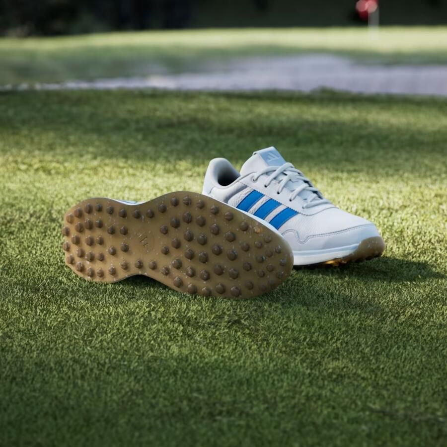 Adidas Dames S2G 26 Leather Spikeless Golfschoenen Wit-Blauw - Foto 3