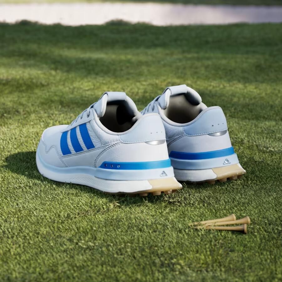 Adidas Dames S2G 26 Leather Spikeless Golfschoenen Wit-Blauw - Foto 5