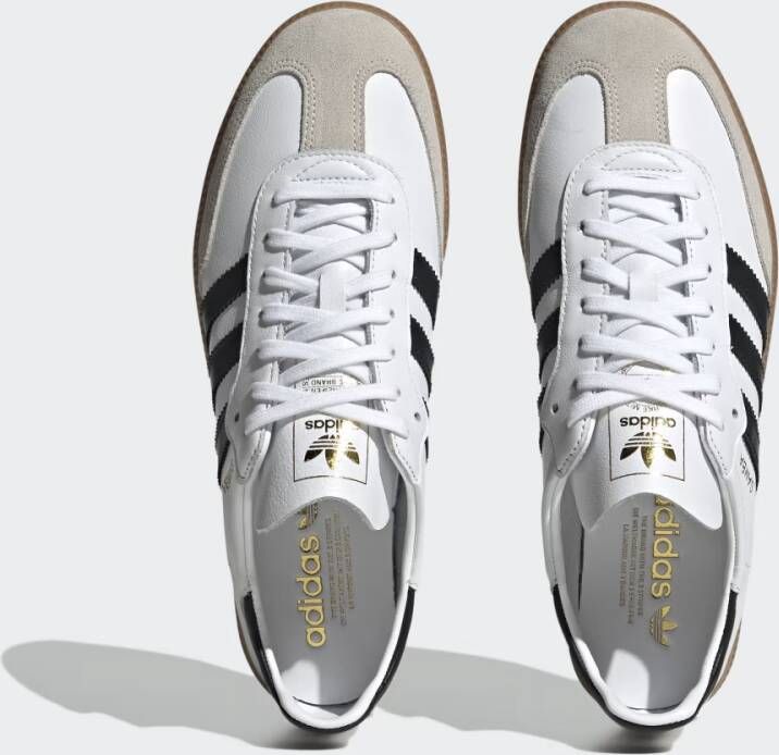 Adidas Originals Witte Sneakers met Leren Bovenwerk en Rubberen Zool White - Foto 19