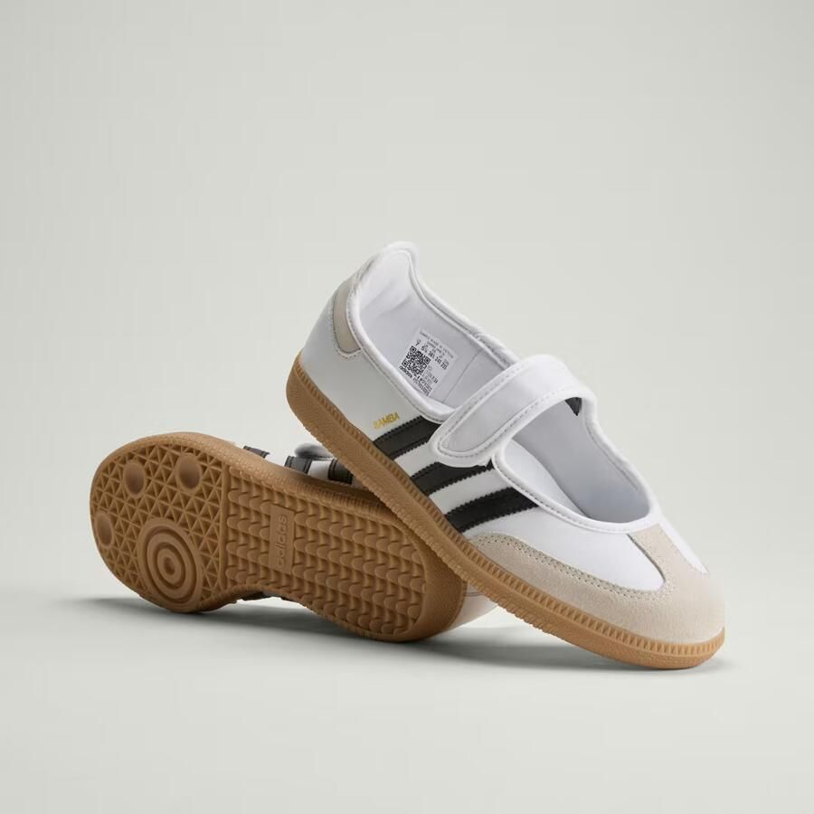 Adidas Lage Sneakers Samba Jane White Black Gum - Foto 4