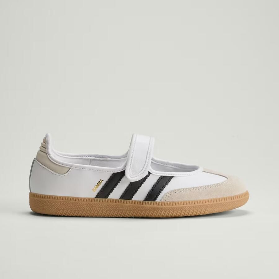 Adidas Lage Sneakers Samba Jane White Black Gum - Foto 5