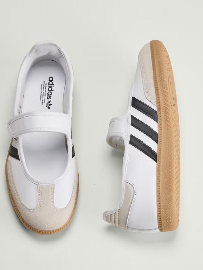 Adidas Lage Sneakers Samba Jane White Black Gum - Foto 6