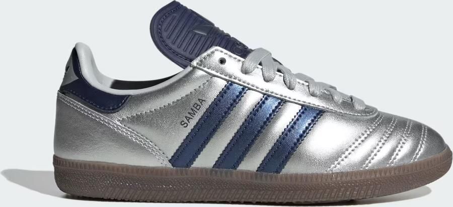 Adidas Samba Kindersneakers Zilver 2 3 Leer