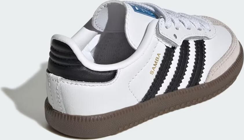 Adidas Originals Samba OG Comfort Closure Elastic Lace (TD) Unisex wit Schoenen - Foto 8