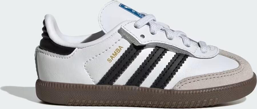 Adidas Originals Samba OG Comfort Closure Elastic Lace (TD) Unisex wit Schoenen - Foto 2