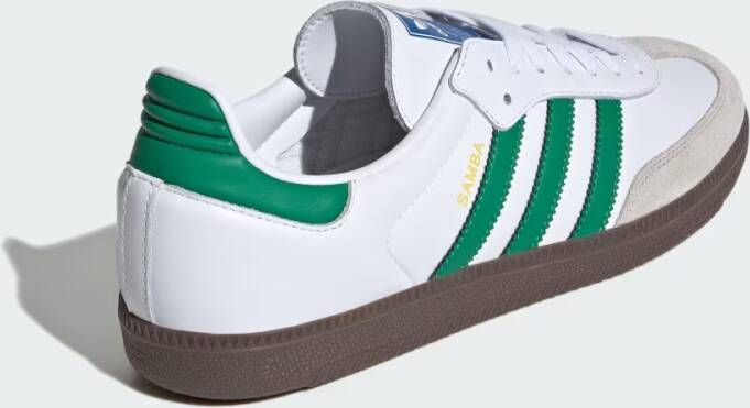 Adidas Originals Samba OG White Green Gum 5- White Green Gum 5 - Foto 17