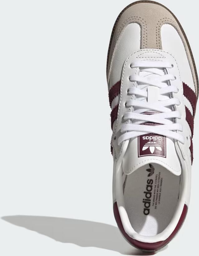 ADIDAS ORIGINALS Sneakers 'Samba' sand wijnrood wit - Foto 3