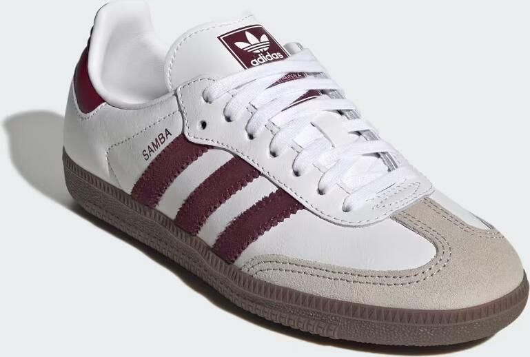 ADIDAS ORIGINALS Sneakers 'Samba' sand wijnrood wit - Foto 5