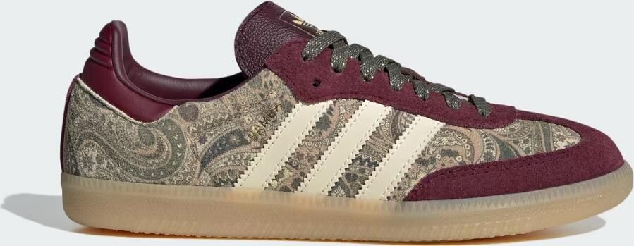 ADIDAS ORIGINALS Sneakers laag 'Samba OG X Liberty London' ecru kaki olijfgroen bourgogne - Foto 4