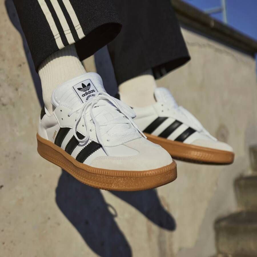 Adidas Originals Witte Sneakers met Leren Bovenwerk en Rubberen Zool White - Foto 15