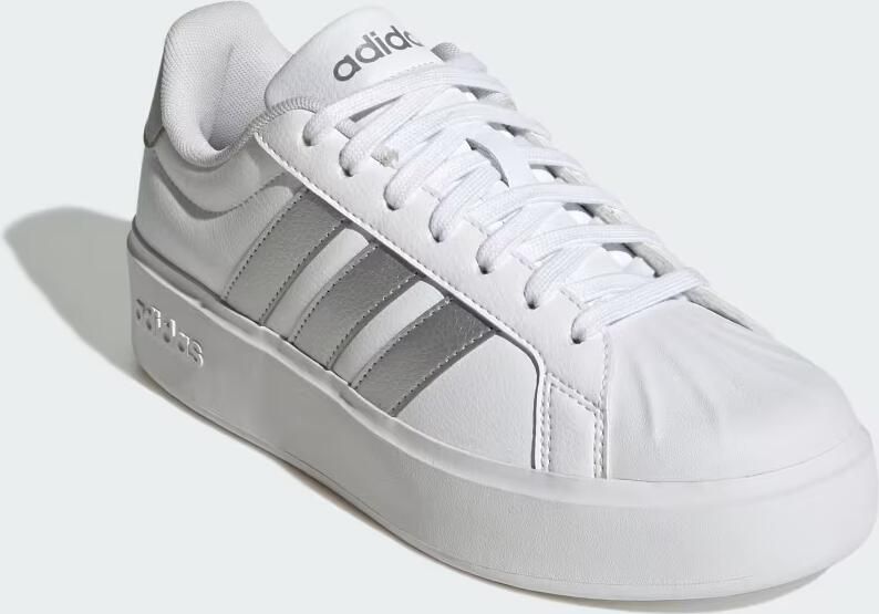 Adidas Dames STREETTALK BOLD Sneaker Dames Plateau Schoenen KJ3857 wit zilver - Foto 6