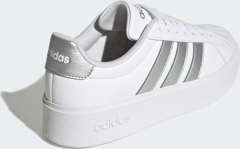 Adidas Dames STREETTALK BOLD Sneaker Dames Plateau Schoenen KJ3857 wit zilver - Foto 7