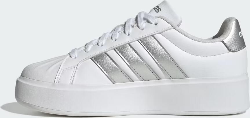 Adidas Dames STREETTALK BOLD Sneaker Dames Plateau Schoenen KJ3857 wit zilver - Foto 8