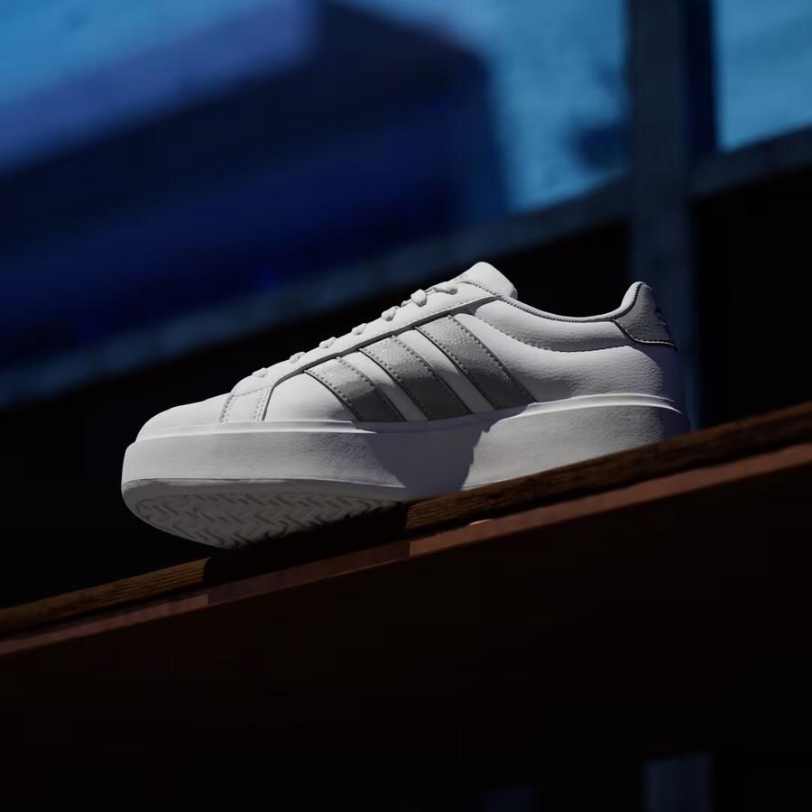 Adidas Dames STREETTALK BOLD Sneaker Dames Plateau Schoenen KJ3857 wit zilver - Foto 9