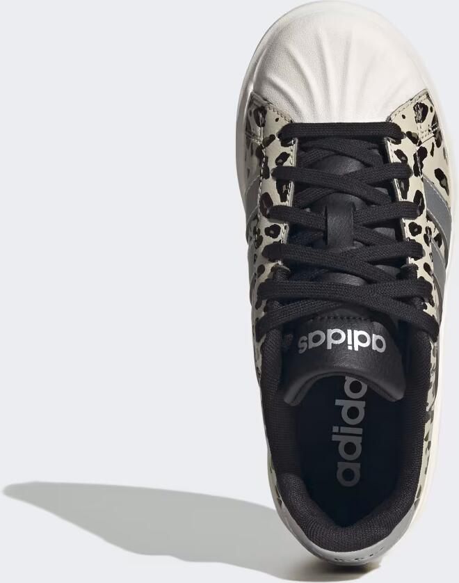 Adidas Sportswear Streettalk Bold imitatieleren sneakers met panterprint beige zwart Imitatieleer - Foto 6