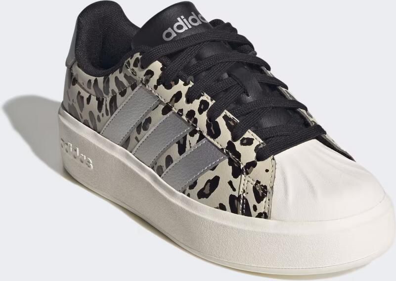 Adidas Sportswear Streettalk Bold imitatieleren sneakers met panterprint beige zwart Imitatieleer - Foto 9