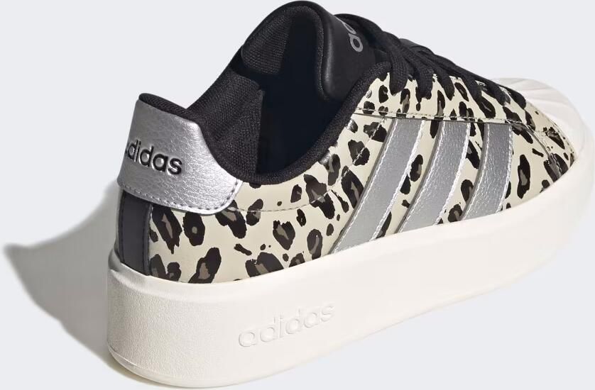 Adidas Sportswear Streettalk Bold imitatieleren sneakers met panterprint beige zwart Imitatieleer - Foto 2