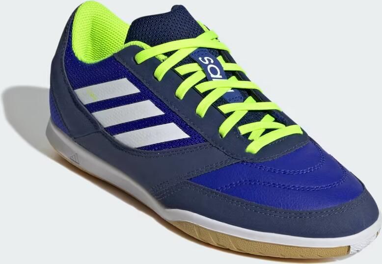 Adidas Top Sala Competition II Zaalvoetbalschoenen (IN) Kids Blauw Donkerblauw Wit Neongeel - Foto 5
