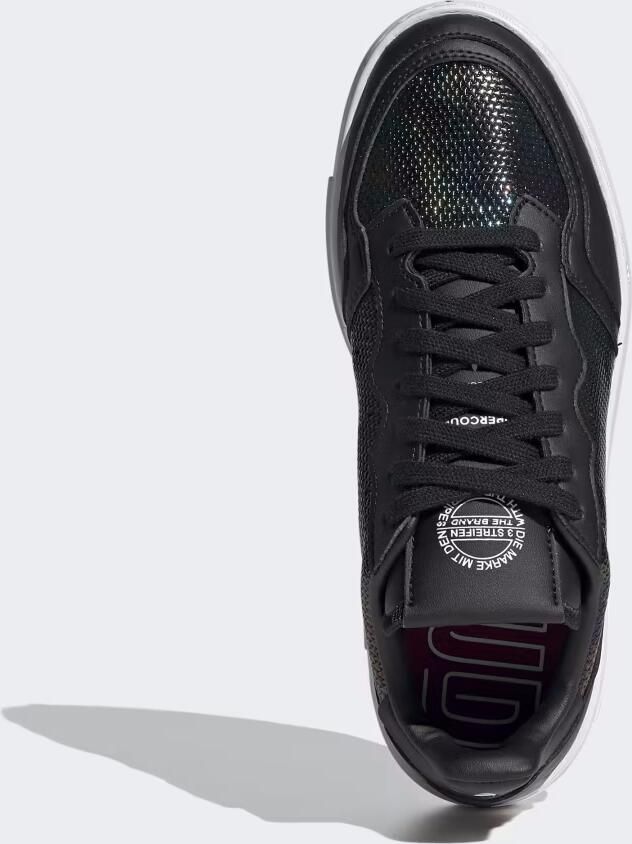 Adidas Supercourt W Lage sneakers Leren Sneaker Dames Zwart - Foto 4
