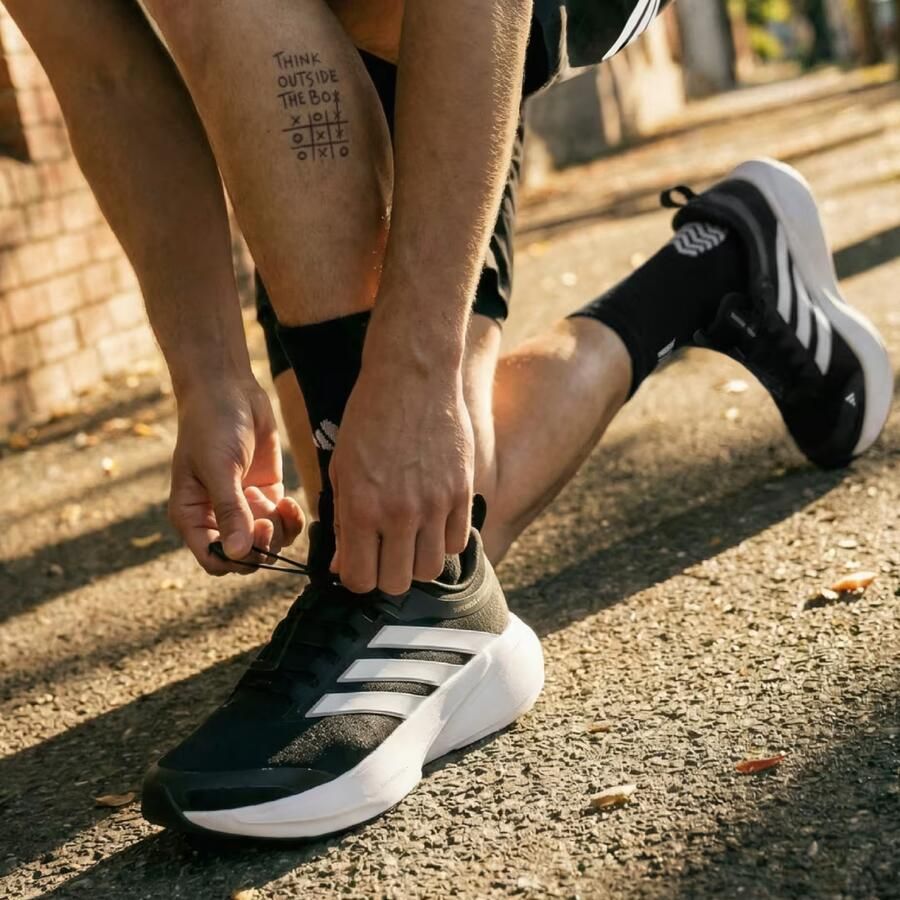 Adidas Supernova Rise Sneakers Heren Zwart 1 3 Mesh Synthetisch - Foto 3