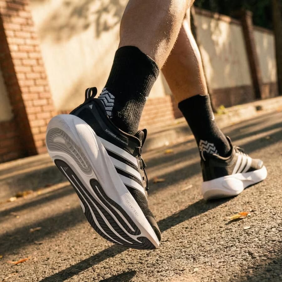 Adidas Supernova Rise Sneakers Heren Zwart 1 3 Mesh Synthetisch - Foto 4