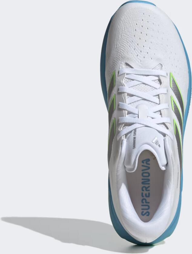 Adidas Hardloopschoenen Supernova Rise 3 Wit Zilver Semiblauwe uitbarsting - Foto 4