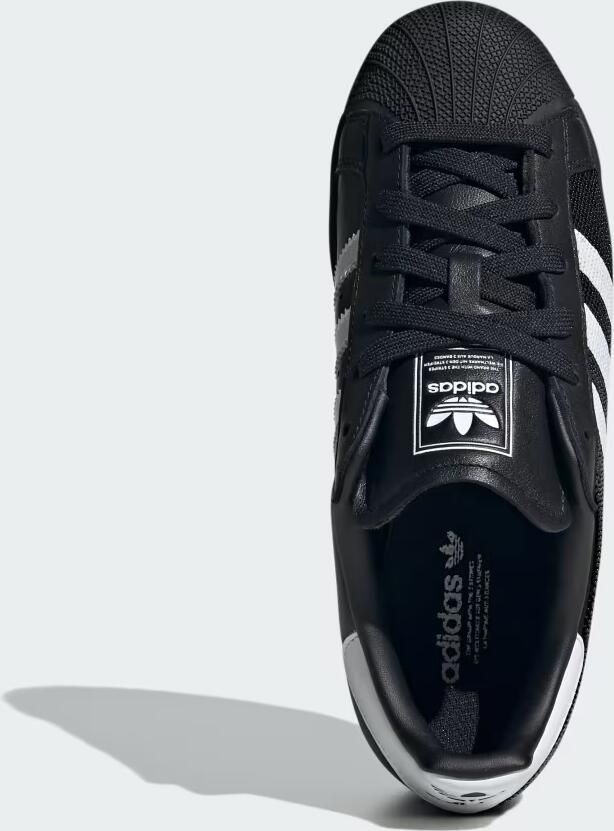 Adidas Originals Zwarte platte schoenen Superstar II - Foto 4