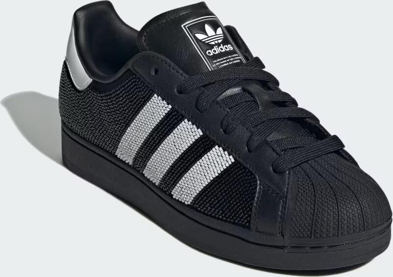 Adidas Originals Zwarte platte schoenen Superstar II - Foto 7