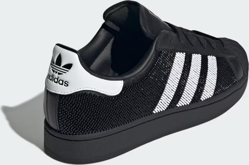 Adidas Originals Zwarte platte schoenen Superstar II - Foto 6