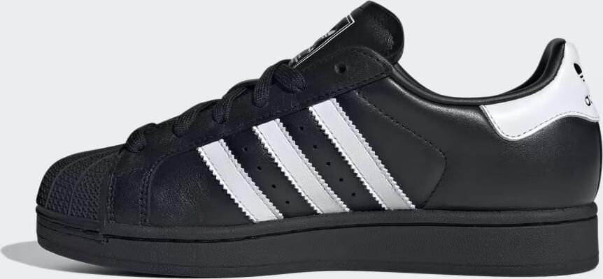 Adidas Originals Zwarte platte schoenen Superstar II - Foto 8