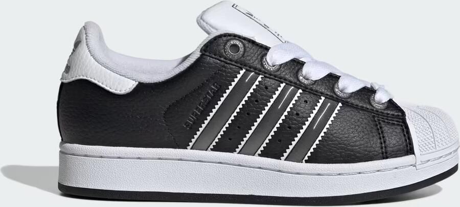 Adidas Superstar Kindersneakers Zwart 2 3 Mesh Synthetisch - Foto 7
