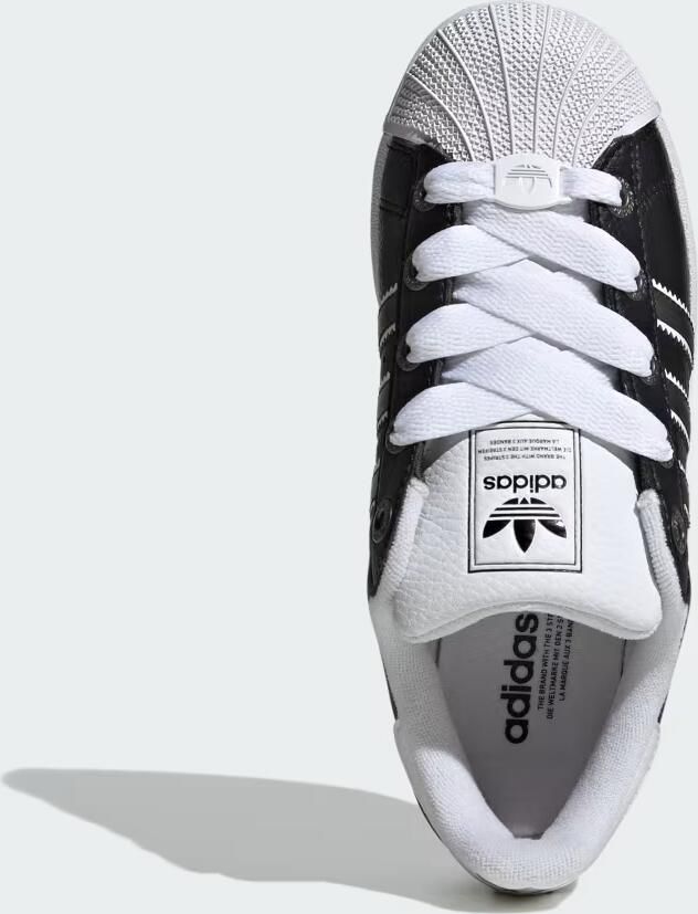 Adidas Superstar Kindersneakers Zwart 2 3 Mesh Synthetisch - Foto 3
