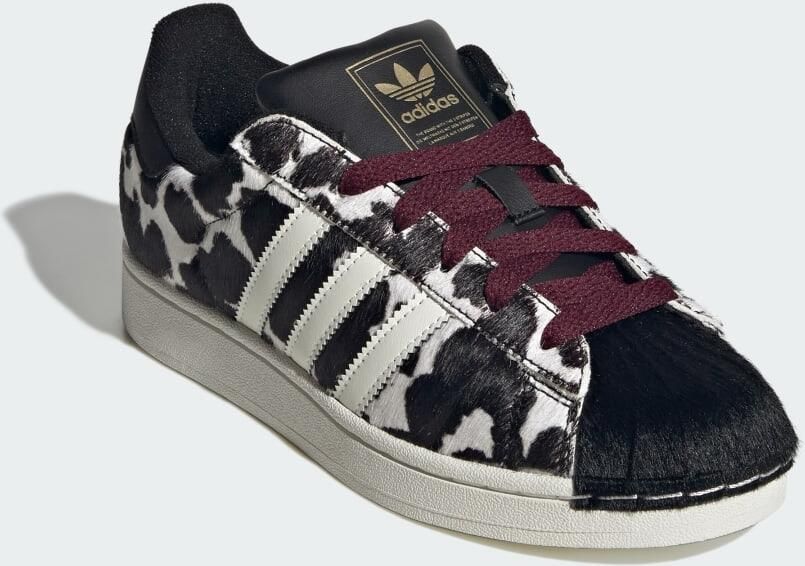 Adidas Lage Sneakers Superstar "Core Black Off White Maroon" - Foto 5