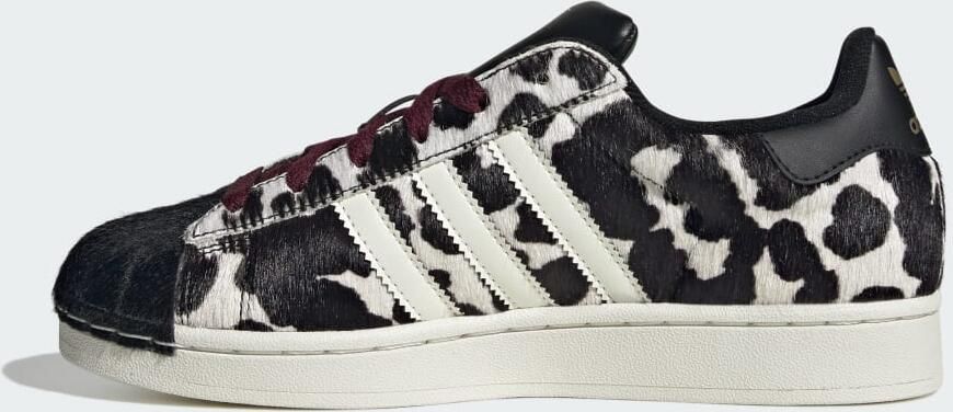 Adidas Lage Sneakers Superstar "Core Black Off White Maroon" - Foto 7