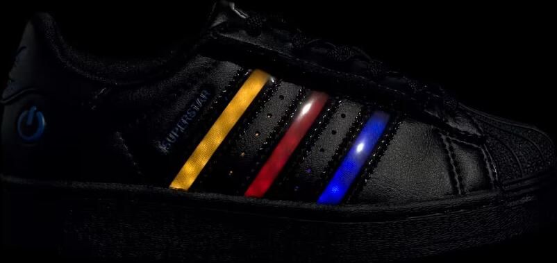 Adidas Originals Superstar LED Lights Comfort Closure Elastic Lace (PS) Unisex Lifestyle zwart Schoenen - Foto 3