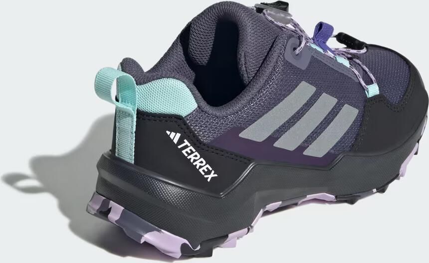 Adidas Terrex Kid's Ax4S Speed Lacing Multisportschoenen 2 3 grijs blauw - Foto 7
