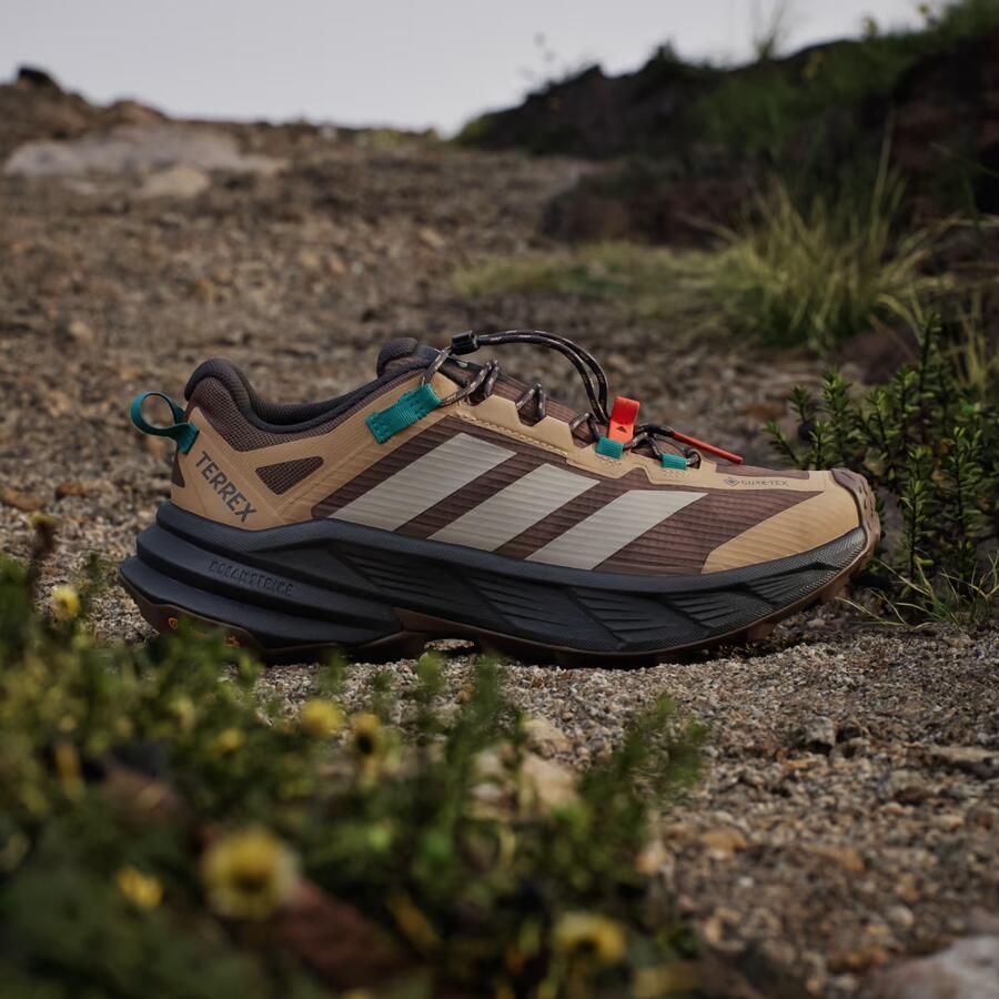 ADIDAS TERREX Lage schoen 'Freehiker SL' bruin cappuccino donkerbruin stone grey - Foto 4