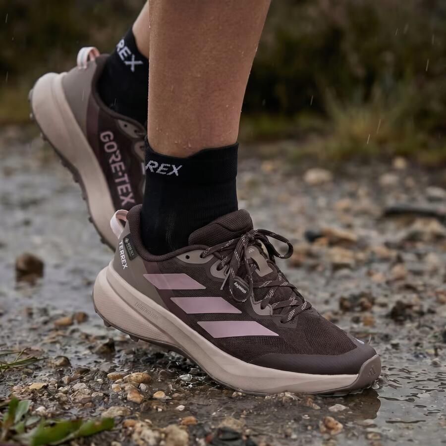 Adidas Terrex Tracefinder Plus Gore-Tex Trailrunningschoenen Dames Bruin - Foto 4
