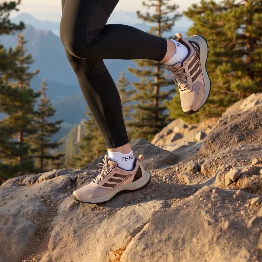Adidas Terrex Tracefinder Trail Running Schoenen Dames Bruin - Foto 4