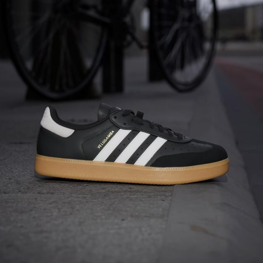 Adidas Perfor ce Velosamba Leren Schoenen Unisex Zwart - Foto 4