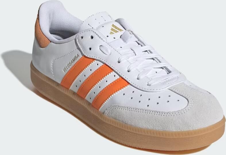 Adidas Perfor ce Velosamba Leren Schoenen Unisex Wit - Foto 11
