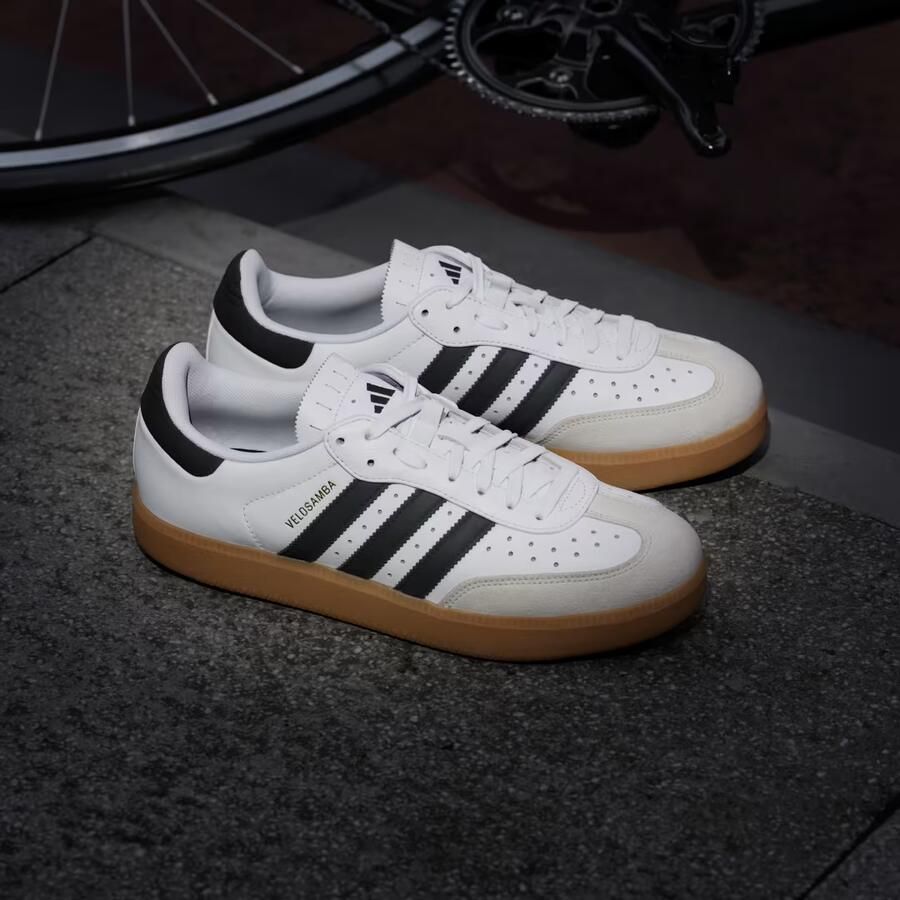 Adidas Perfor ce Velosamba Leren Schoenen Unisex Wit - Foto 7
